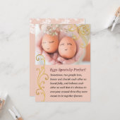 Jubileum Sommige mensen zijn eierenSpeciaal perfec Kaart (Voorkant / Achterkant in situ)