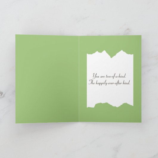 Jubileum Songbirds On A Fence Post Kaart (Binnen)