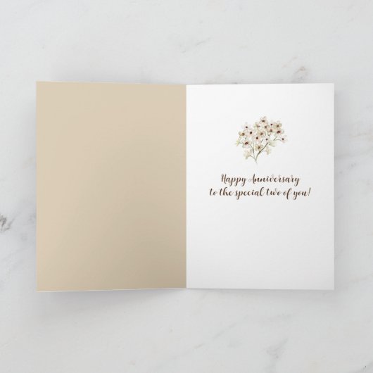 Jubileum spiegelreflectie kaart (Binnen)