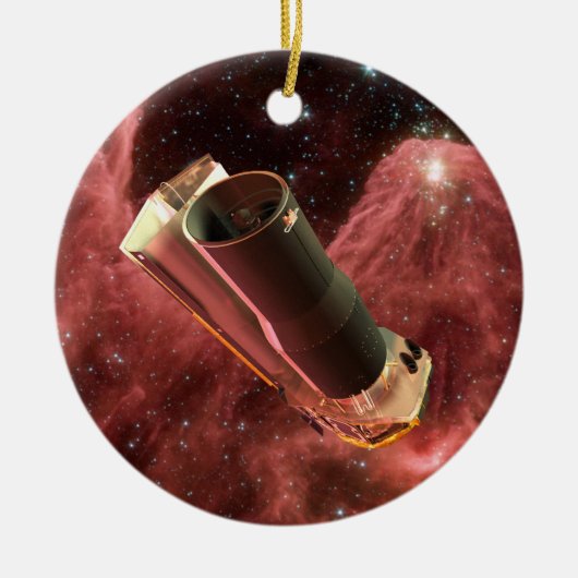 Jubileum Spitzer Space Telescope Keramisch Ornament (Voorkant)