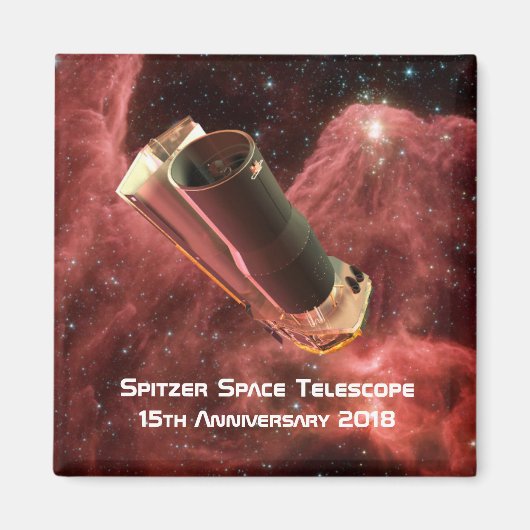 Jubileum Spitzer Space Telescope Magneet (Voorkant)