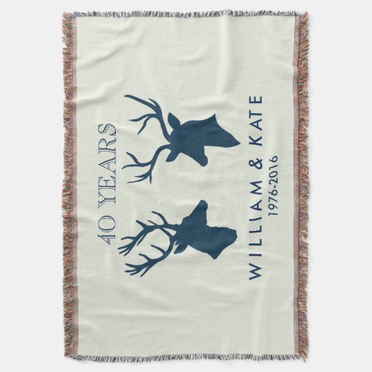 JUBILEUM STAG & DEER DEKEN (Voorkant Verticaal)