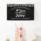 Jubileum String Lights JAREN IN DE MAKING Blac Spandoek (Insitu)