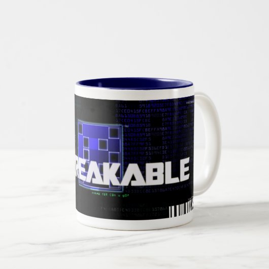 Jubileum stroomopwekker - onbreekbare Mok (Voorkant rechts)