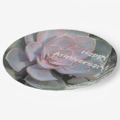 Jubileum Succulent PapierBord Papieren Bordje (Gekanteld)