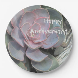 Jubileum Succulent PapierBord Papieren Bordje