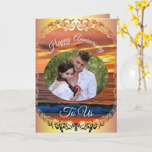 Jubileum Sunset 1577 Kaart (Gele Bloem)