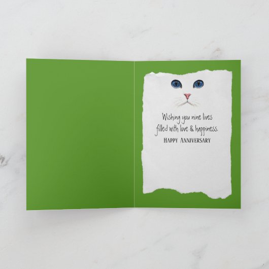 Jubileum tabletten in gras kaart (Binnen)