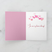 Jubileum teddybeer met Roos Kaart (Binnen)