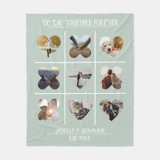 Jubileum Tic Tac Together Photo Template Fleece (Voorkant)