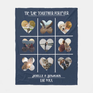 Jubileum Tic Tac Together Photo Template Fleece Deken