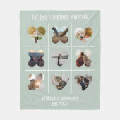 Jubileum Tic Tac Together Photo Template Fleece Deken (Voorkant)
