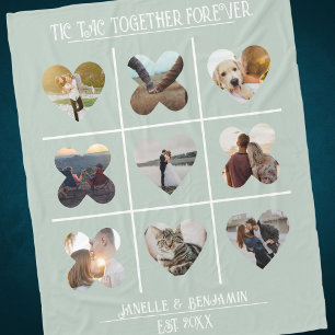Jubileum Tic Tac Together Photo Template Fleece Deken