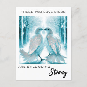 *~* Jubileum Tortelduifjes AP54 Art Winter Briefkaart