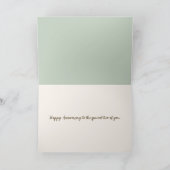 Jubileum Tree Heart Met Namen En Herten Kaart (Binnen)