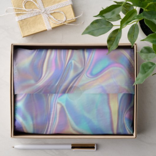 Jubileum trouwdag iriserende stof tissuepapier (Geschenk)