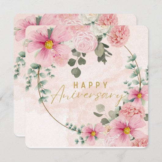 Jubileum Uitnodiging (Voorkant / Achterkant)