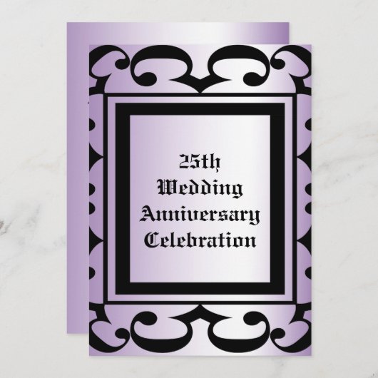  Jubileum Uitnodiging (Voorkant / Achterkant)