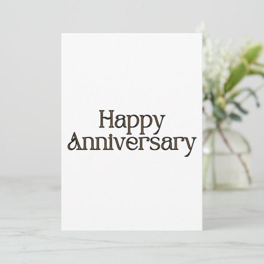 Jubileum Uitnodiging (Staand voorkant)