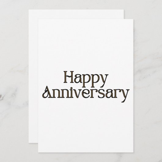 Jubileum Uitnodiging (Voorkant / Achterkant)