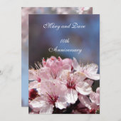 jubileum uitnodiging kersenbloesem boom (Voorkant / Achterkant)