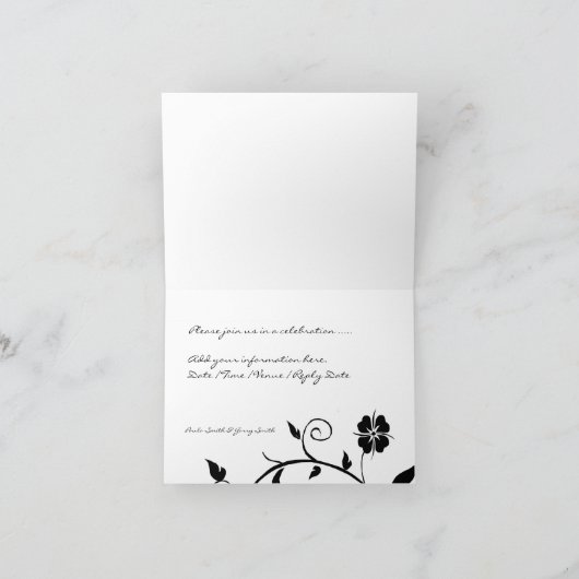 Jubileum Uitnodiging - Maatwerk Bestelling (Binnen)