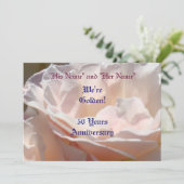 Jubileum Uitnodigingen 50 jaar Jubileum Partij (Staand voorkant)