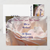 Jubileum Uitnodigingen 50 jaar Jubileum Partij (Voorkant / Achterkant)