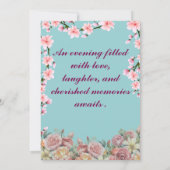 Jubileum-uitnodigingen voor bruiloft kaart (Achterkant)