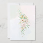 Jubileum-uitnodigingen voor bruiloft kaart (Achterkant)