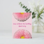 Jubileum-uitnodigingen voor bruiloft kaart (Staand voorkant)