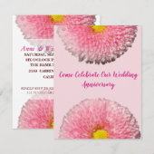 Jubileum-uitnodigingen voor bruiloft kaart (Voorkant / Achterkant)