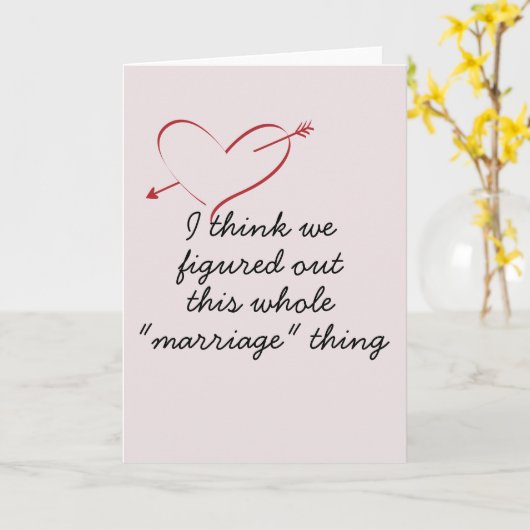 Jubileum Valentijnsdag Kaart (Gele Bloem)