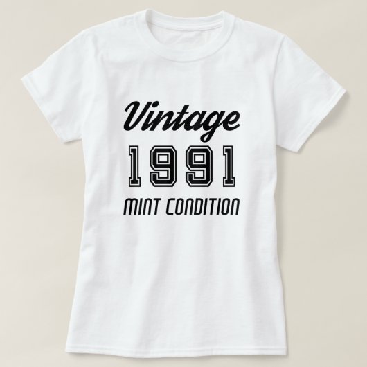  Jubileum van 1991 Mint T-shirt (Design voorkant)