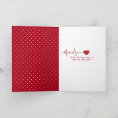 Jubileum van anjers en Daisy Feestdagen Kaart (Binnen)