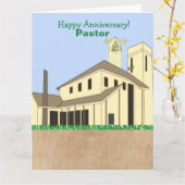 Jubileum van de Afrikaanse Amerikaanse kerk Bldg-p Kaart (Gele Bloem)