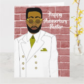 Jubileum van de Afrikaanse Amerikaanse "Male Pasto Kaart (Gele Bloem)