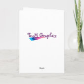 Jubileum van de  bruid en de groom kaart (Achterkant)