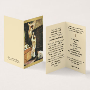 Jubileum van de katholieke priester visitekaartje