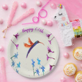 Jubileum van de vogelpest papieren bordje (Feest)