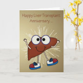 Jubileum van de wenskaarten van de Transplantatie Kaart (Gele Bloem)