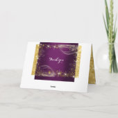 Jubileum van de werknemer Gepersonaliseerde Kaart  (Achterkant)