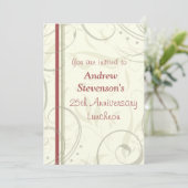 Jubileum van de werknemer Luncheon Uitnodigingen (Staand voorkant)