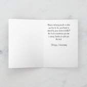 Jubileum van dominee kaart (Binnen)