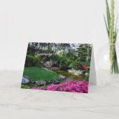 Jubileum van dominee kaart (Voorkant)