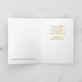 Jubileum van dominee kaart (Binnen)