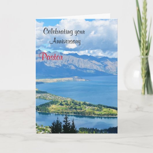 Jubileum van dominee kaart (Voorkant)