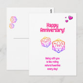 Jubileum van Dungeons & Dragons Briefkaart (Voorkant / Achterkant)