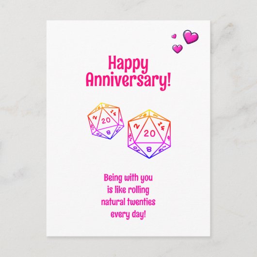 Jubileum van Dungeons & Dragons Briefkaart (Voorkant)