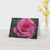 Jubileum van een Death Pink Rose serie1 Kaart (Gele Bloem)